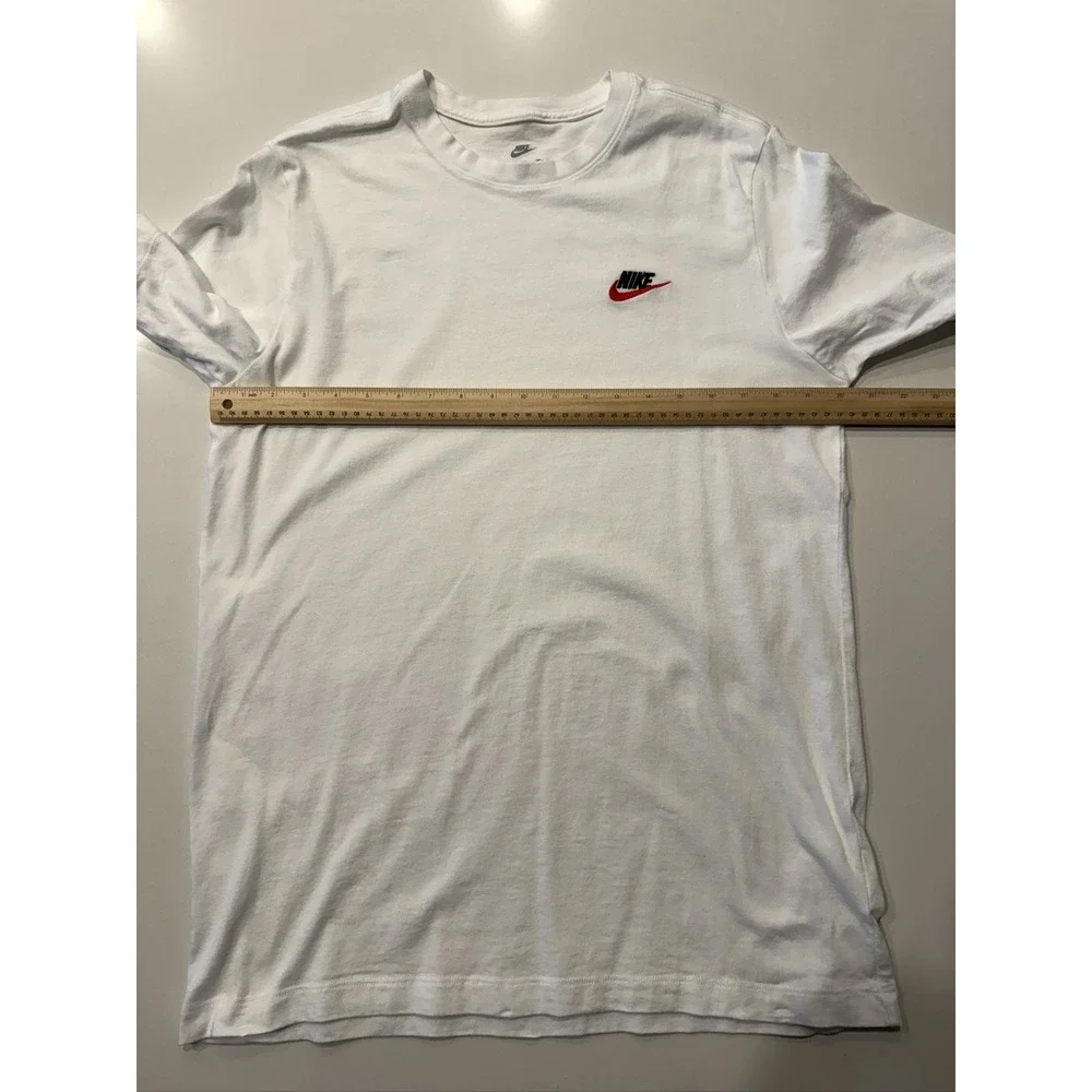 Nike The Nike Tee AR4997-100 Mens White Large Tall Cotton Short Sleeve T-Shirt